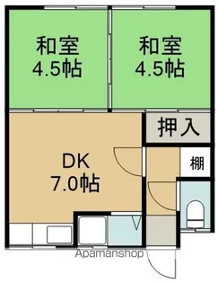 大京マンション【1階】の間取り